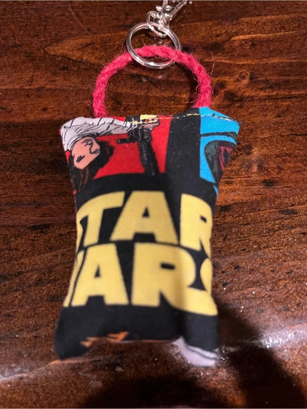 Star Wars Fabric Keychain with Red Loop
